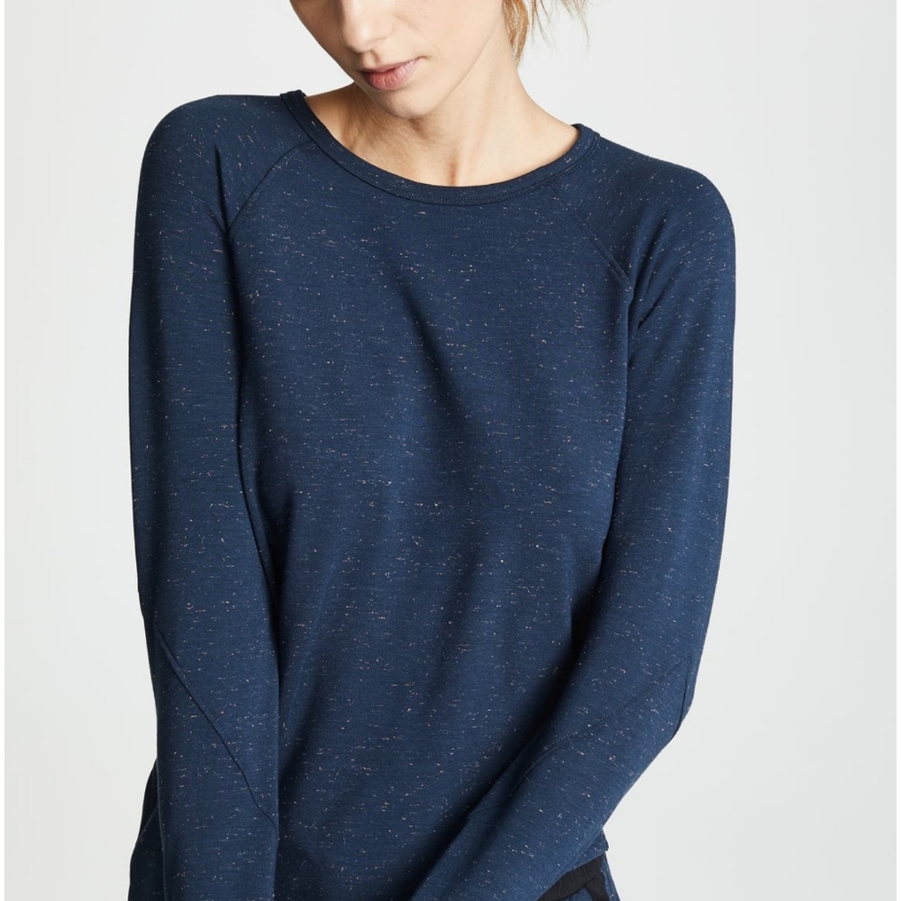 Koral It Glance Long Sleeve Sweatshirt Speckled Top